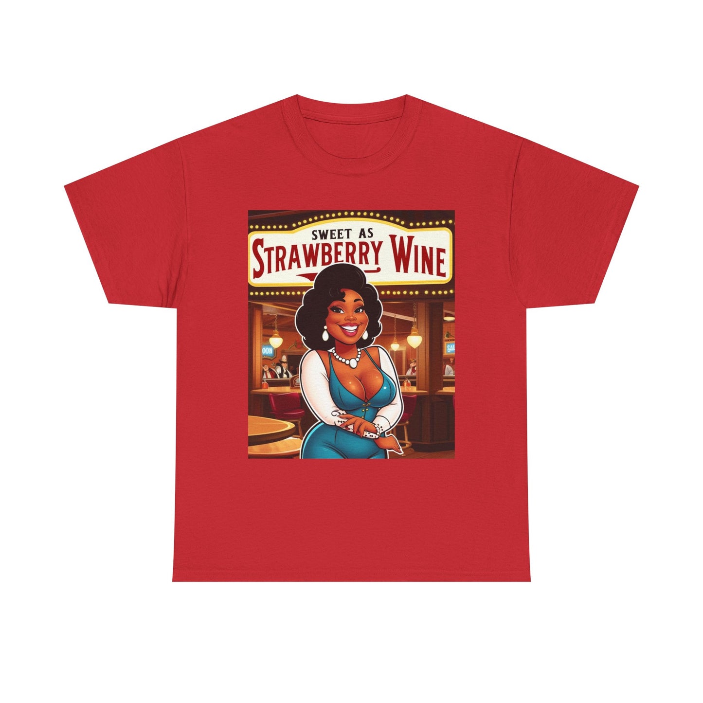 Sweet as Strawberry Wine Unisex Cotton Shirt