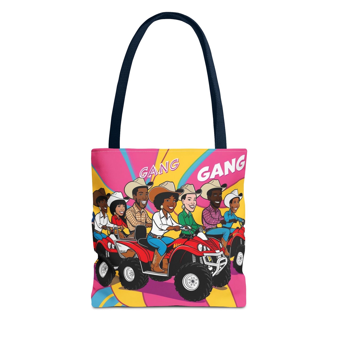 Retro Quad Gang Tote Bag