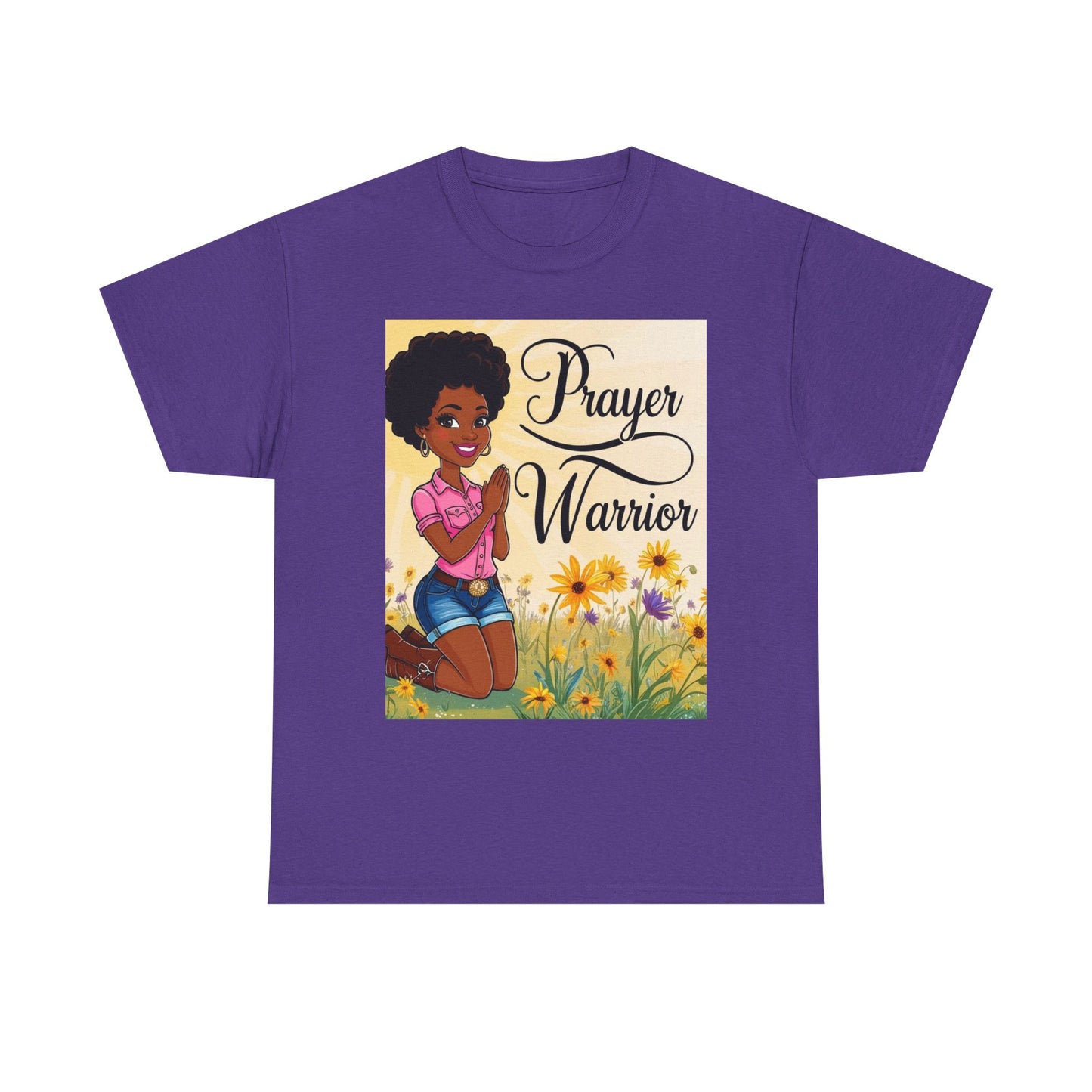 Prayer Warrior 2-More Colors Unisex Heavy Cotton Tee