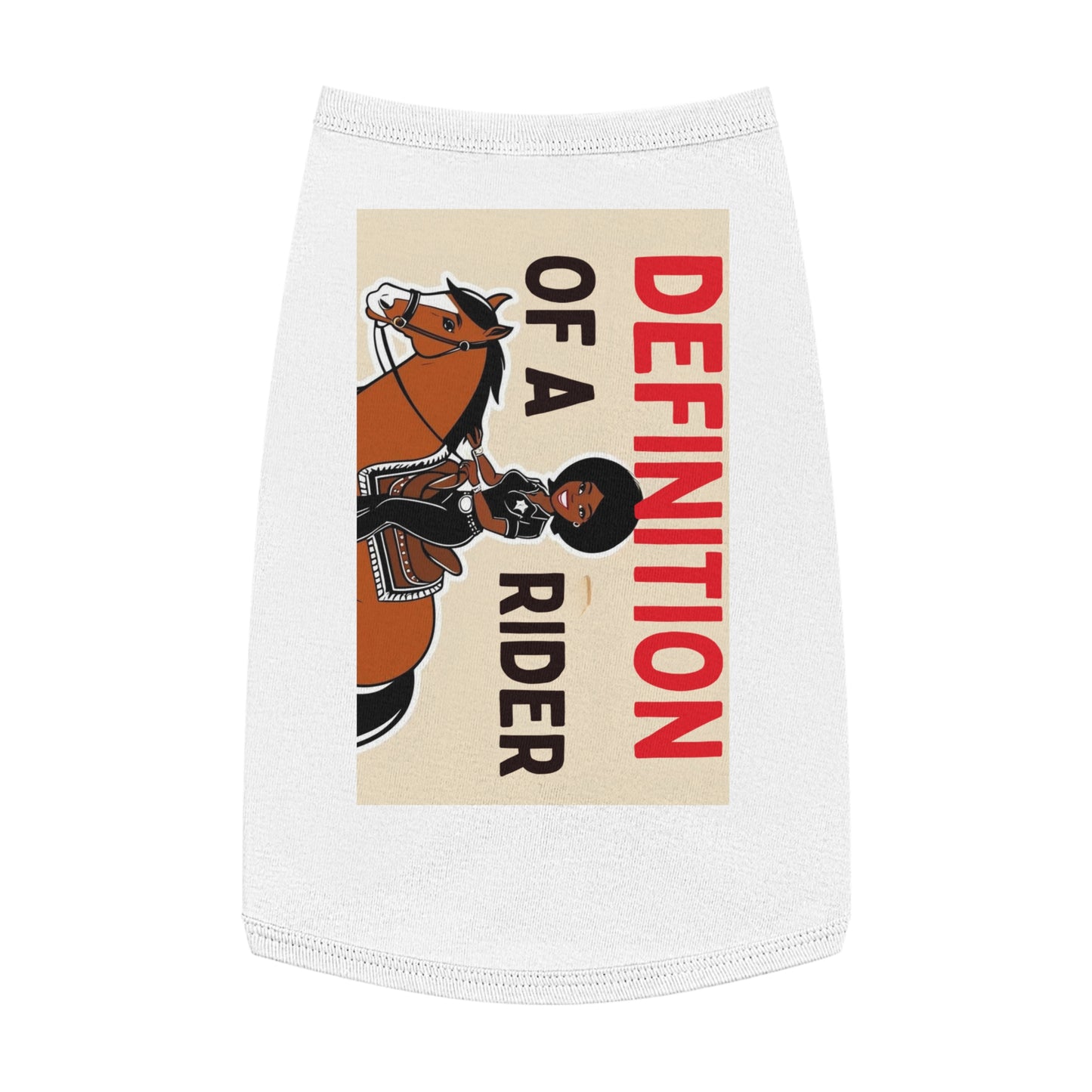 Definition of a Rider Pet Tank Top