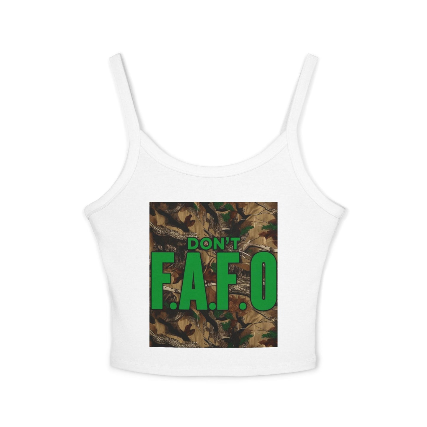 Don't F.A.F.O. Women's Spaghetti Strap Tank Top