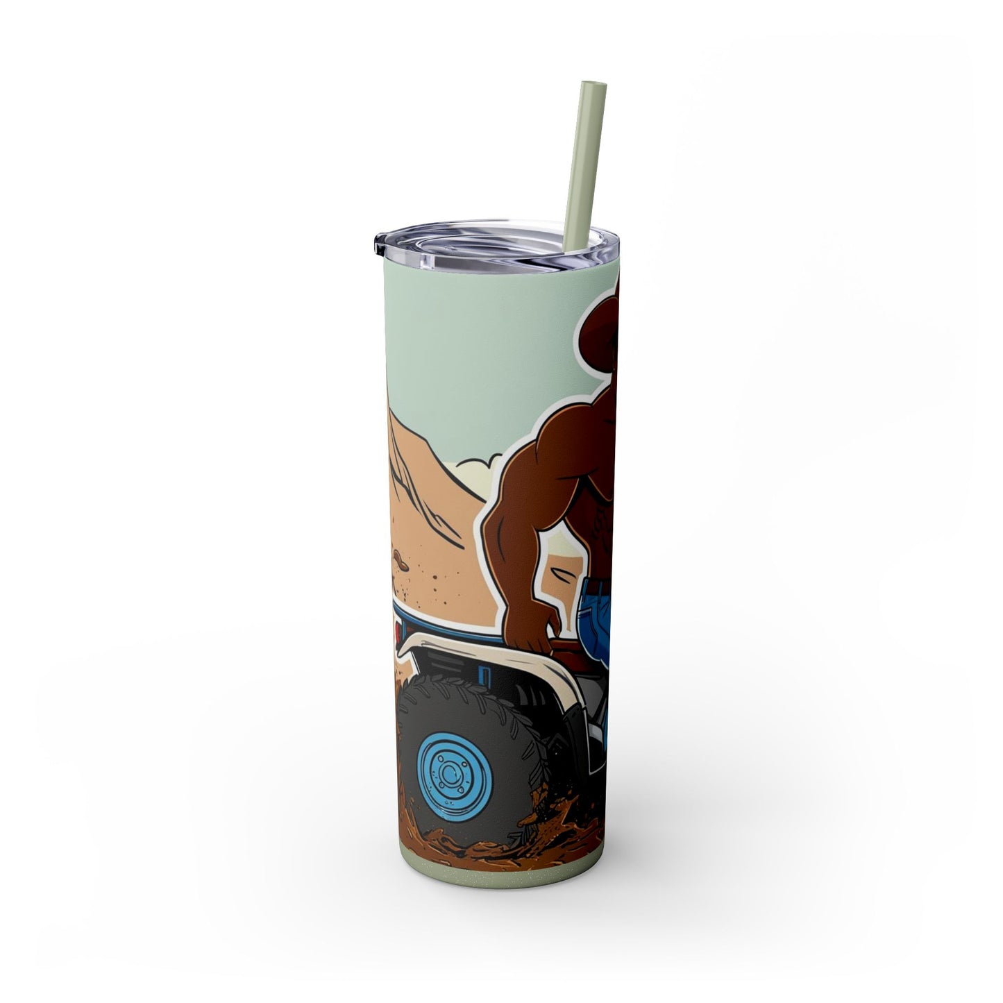 Big Cowboy Adventure Skinny Tumbler with Straw - 20oz