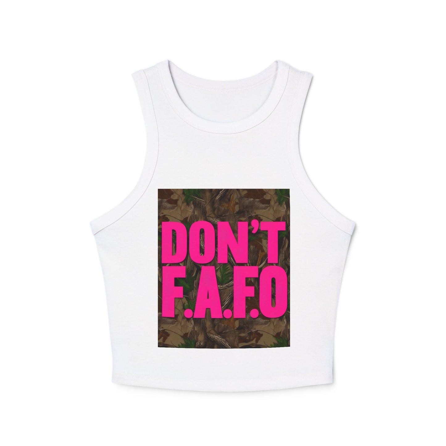 Don't F.A.F.O. Women's Racer Tank Top