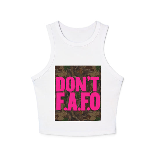 Don't F.A.F.O. Women's Racer Tank Top