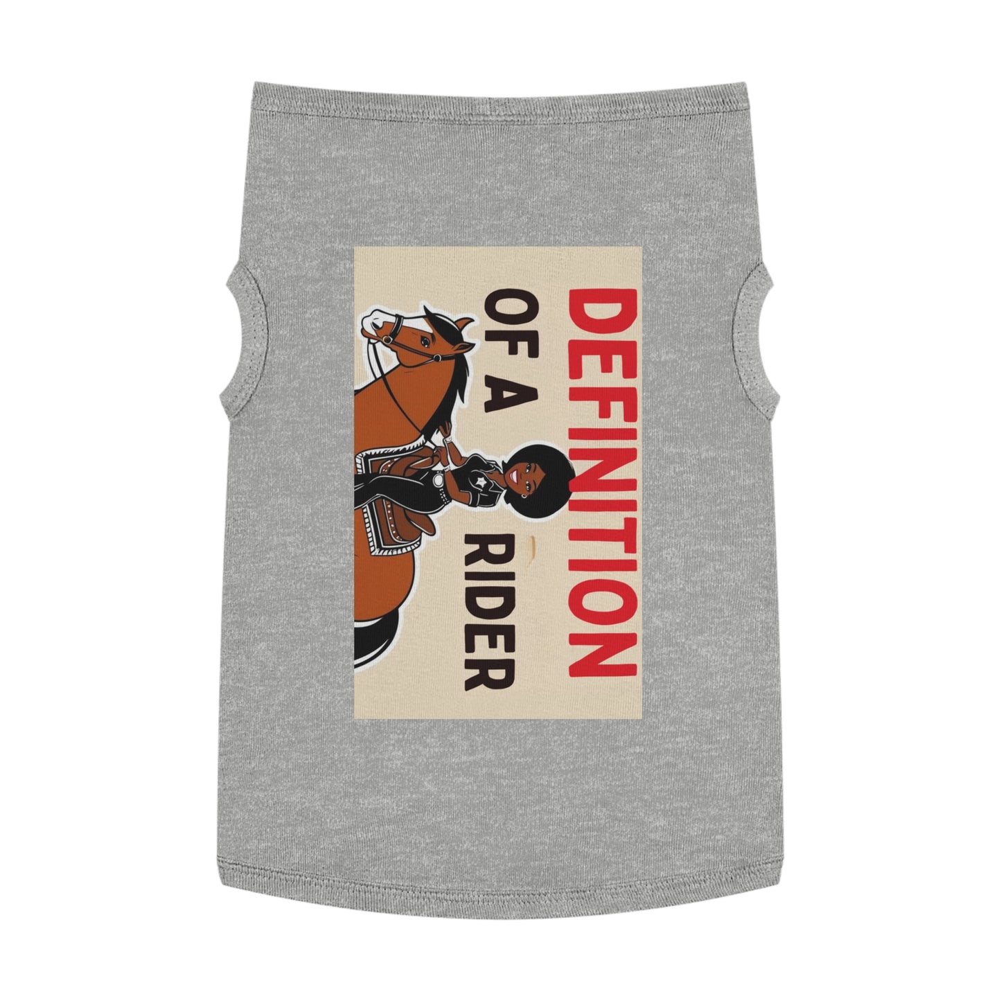 Definition of a Rider Pet Tank Top
