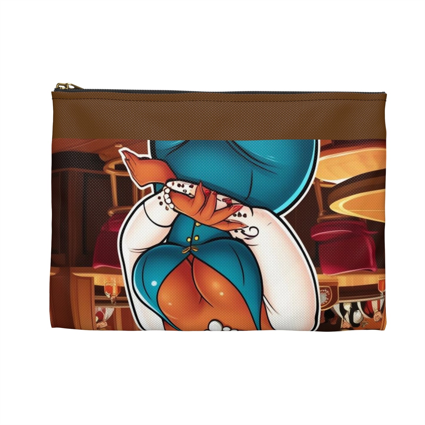 Sweet Strawberry Wine Accessory Pouch