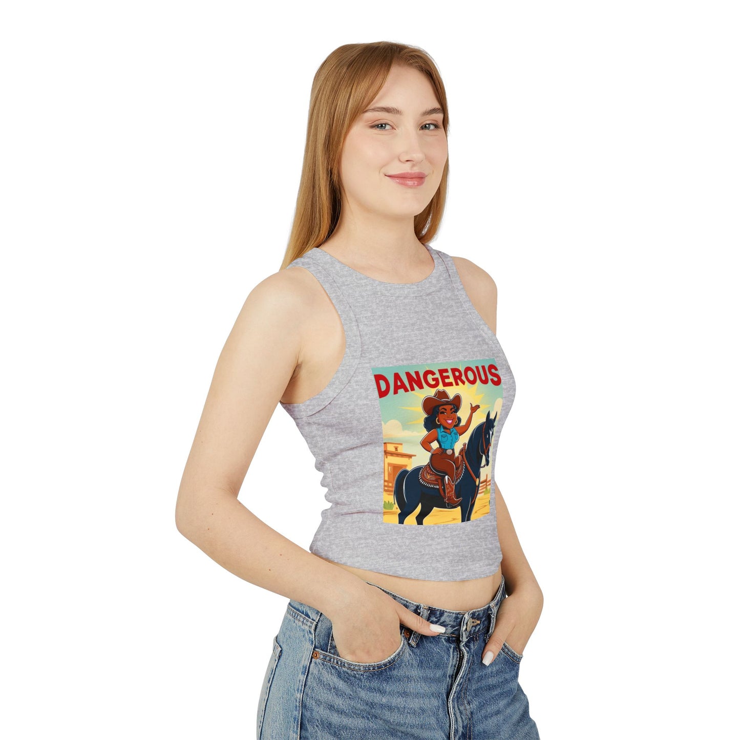 Dangerous Cowgirl Racer Tank Top