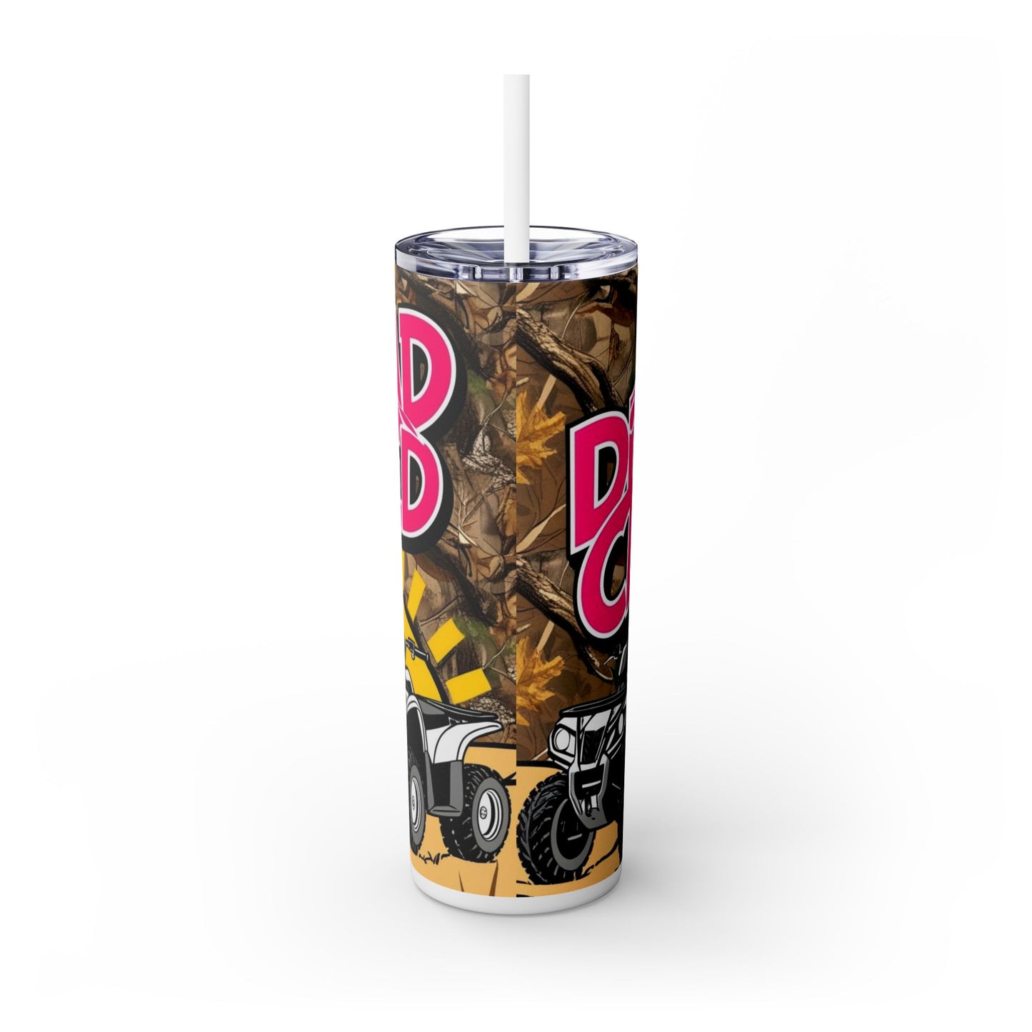 Dirt Road Certified Pink Skinny Tumbler with Straw - 20oz