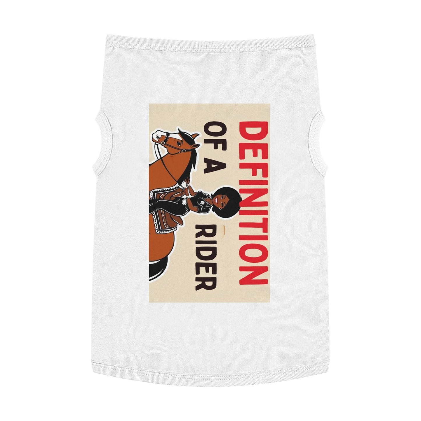 Definition of a Rider Pet Tank Top