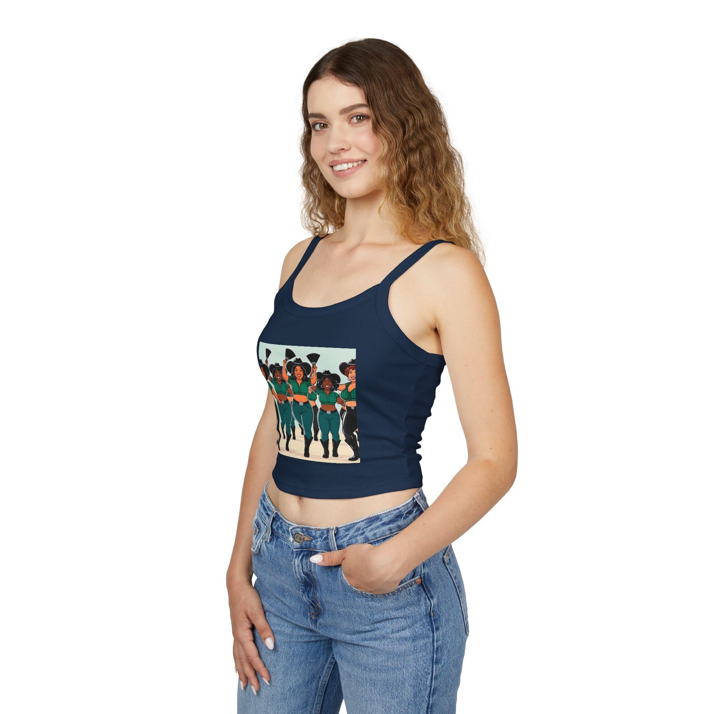 Group Dancers Spaghetti Strap Tank Top