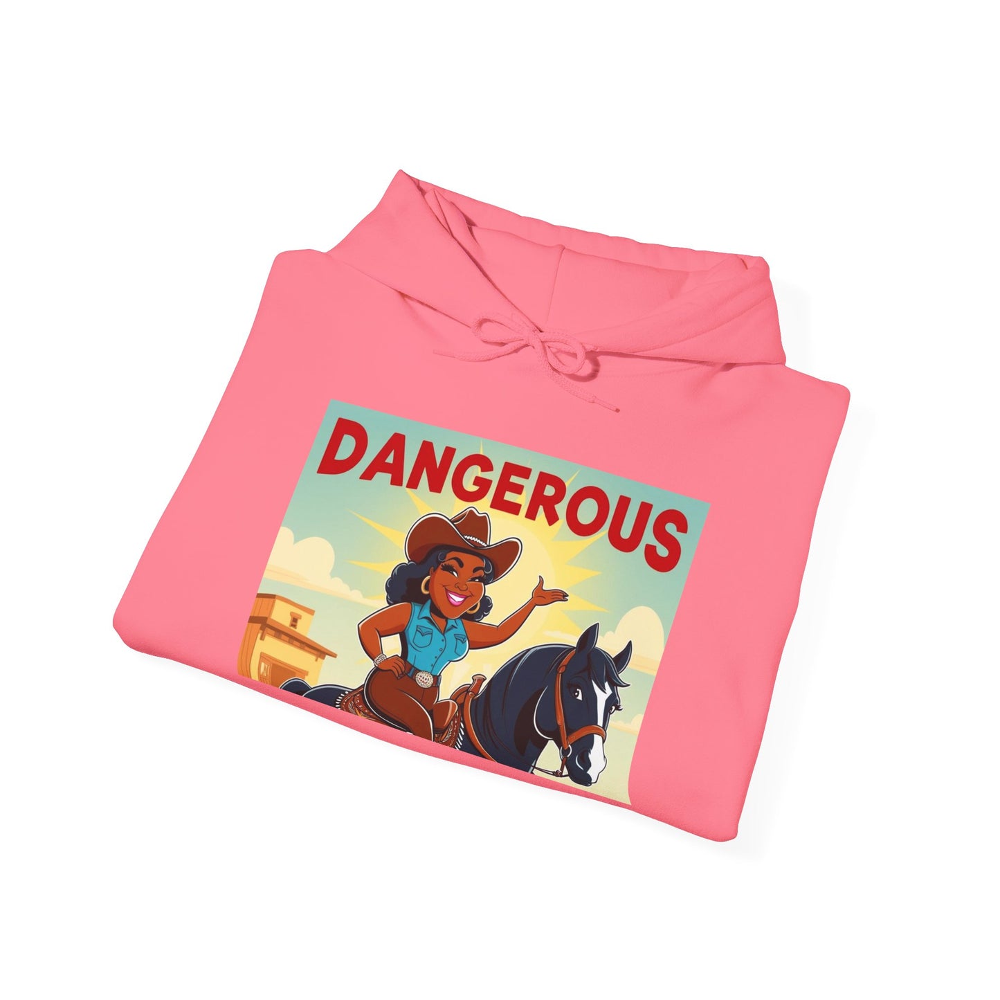 Dangerous Cowgirl Graphic Unisex Hoodie