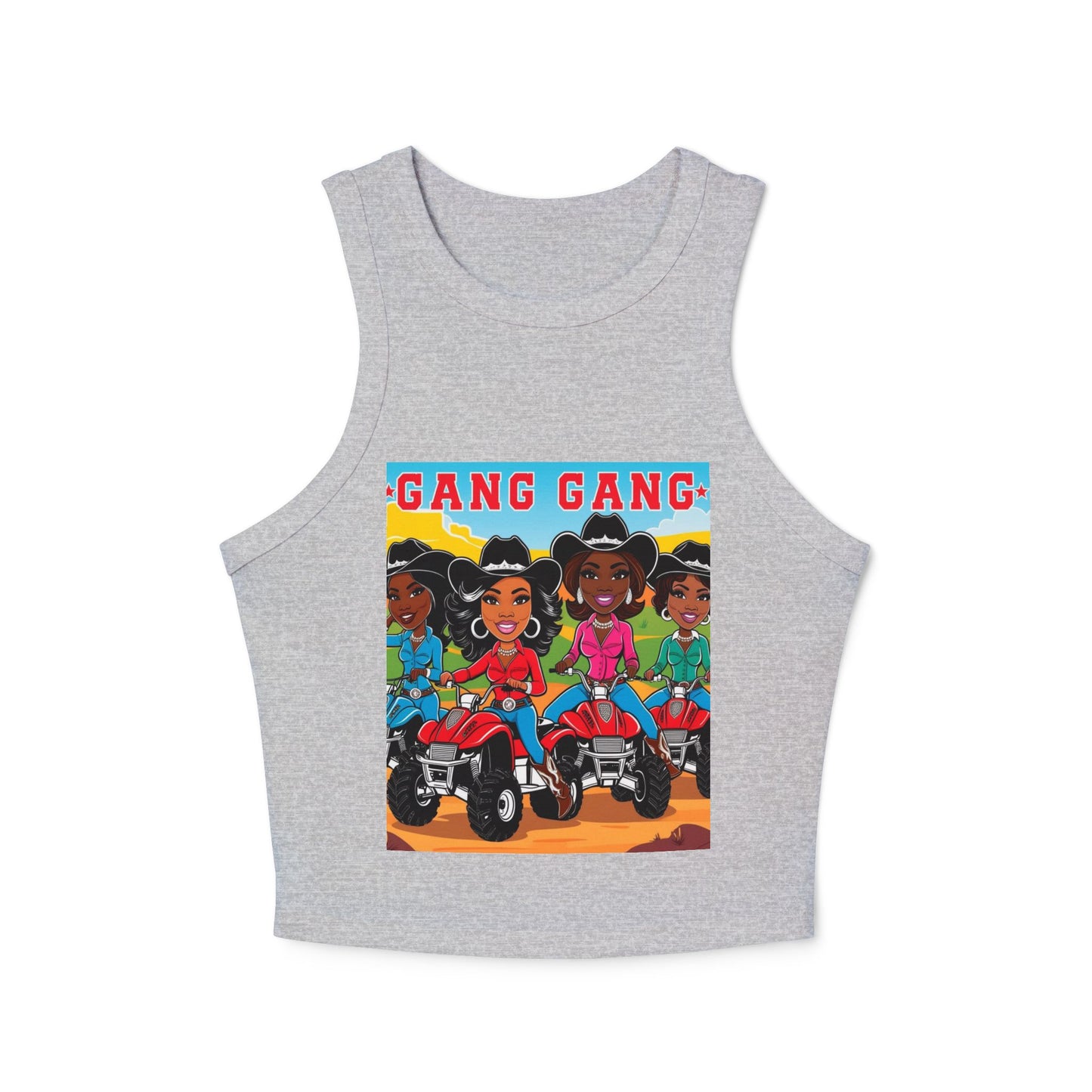 Cowgirl Gang Racer Tank Top