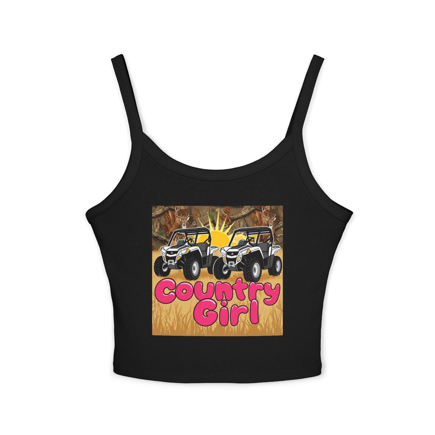 Country Girl Women's Spaghetti Strap Tank Top