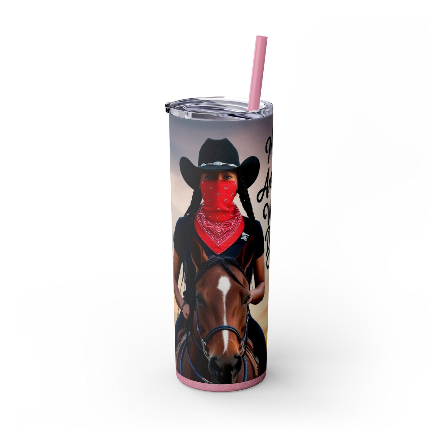 Pay Homage Skinny Tumbler with Straw, 20oz