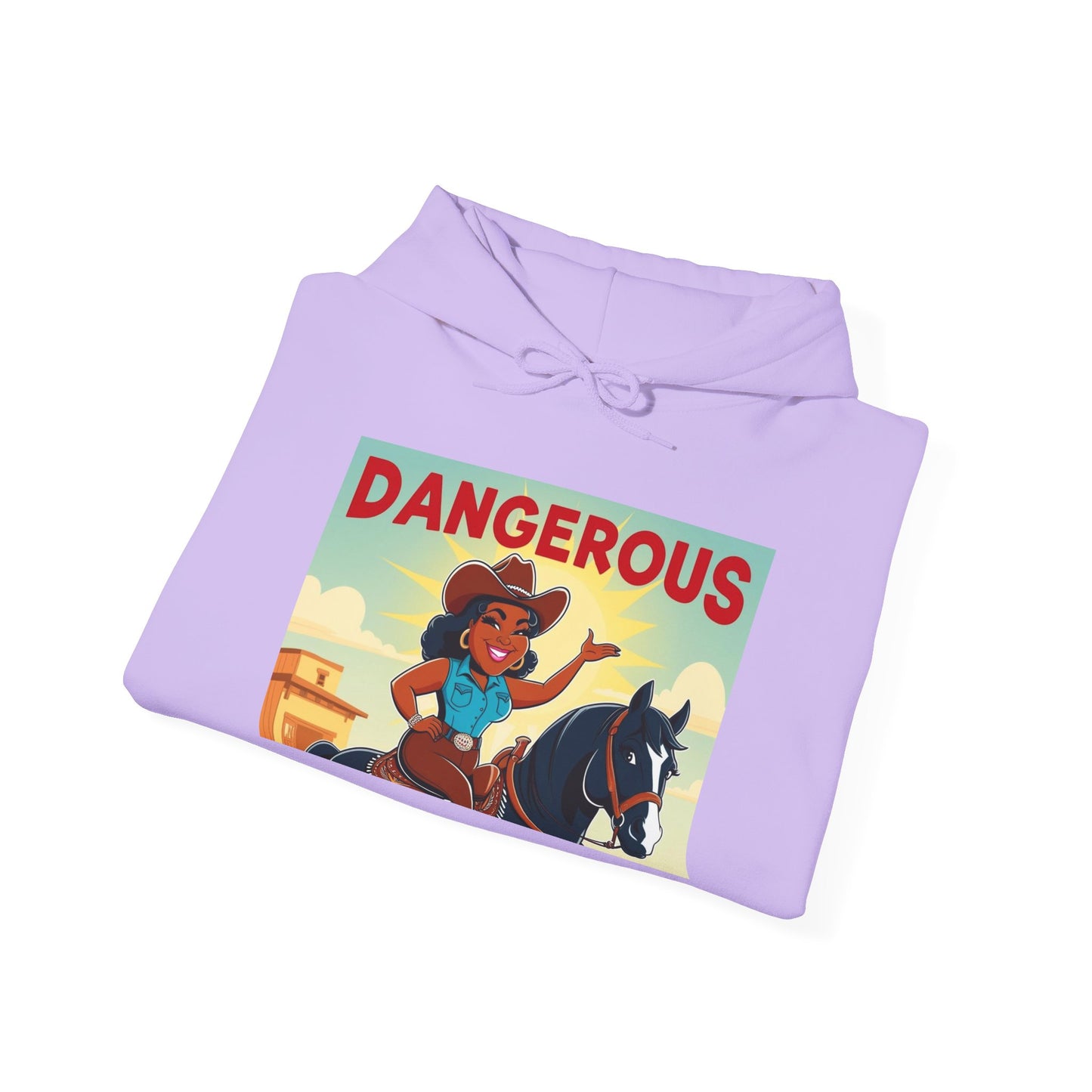 Dangerous Cowgirl Graphic Unisex Hoodie