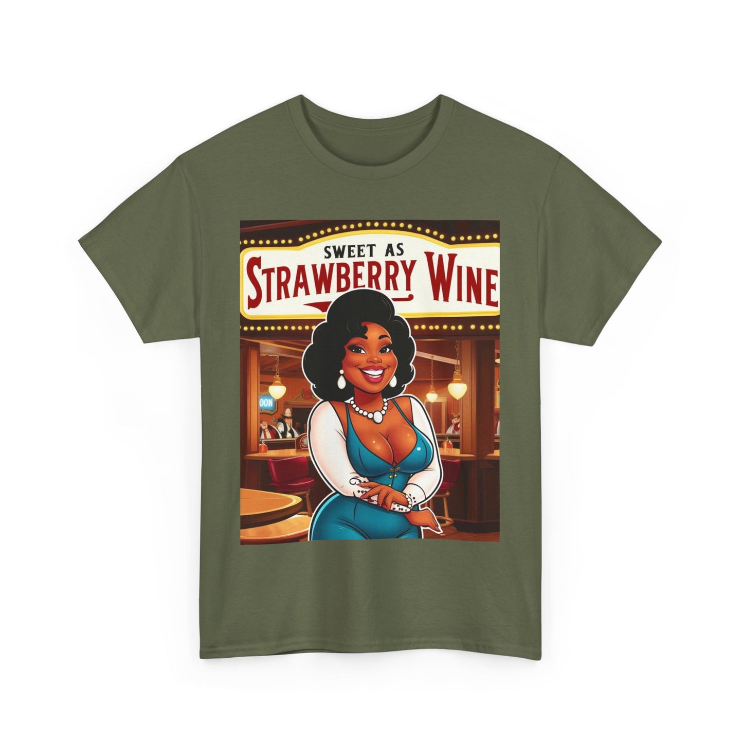 Sweet as Strawberry Wine Unisex Cotton Tee