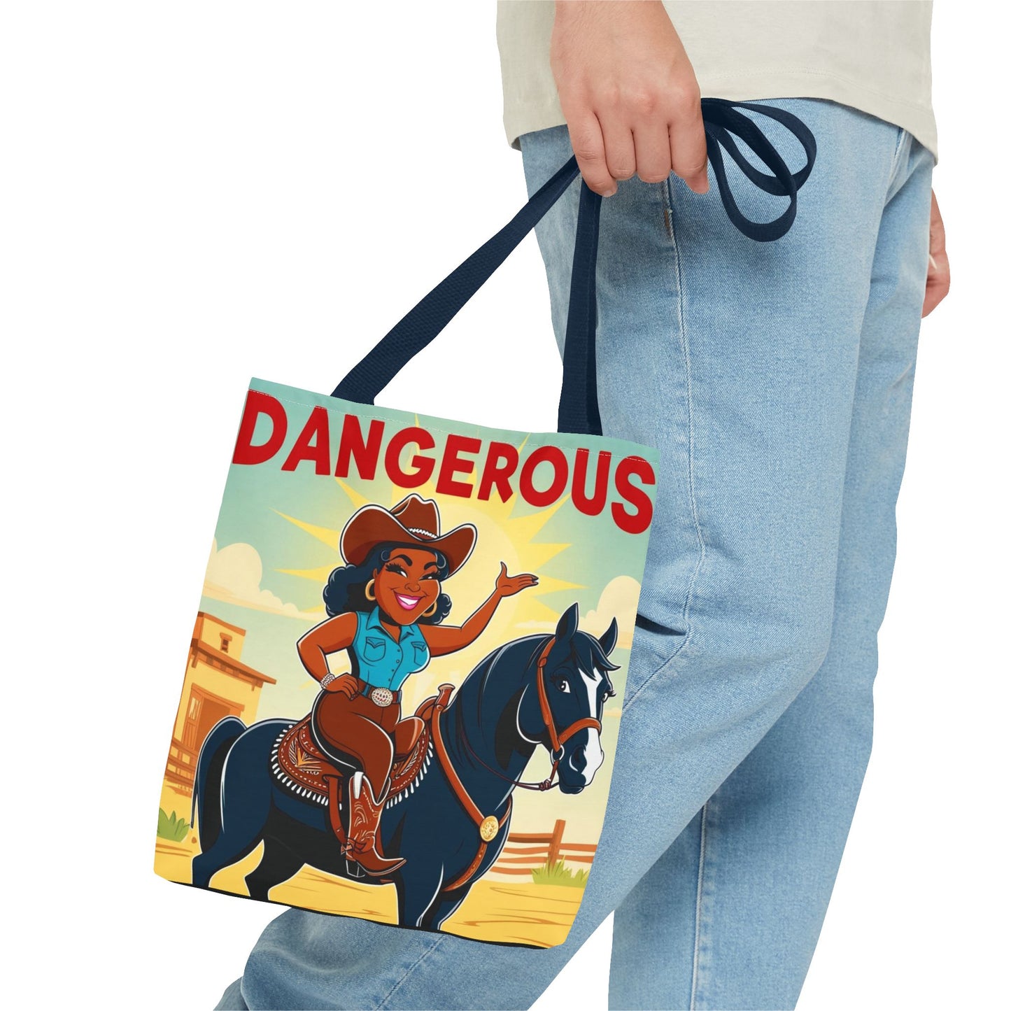 Dangerous Cowgirl Tote Bag