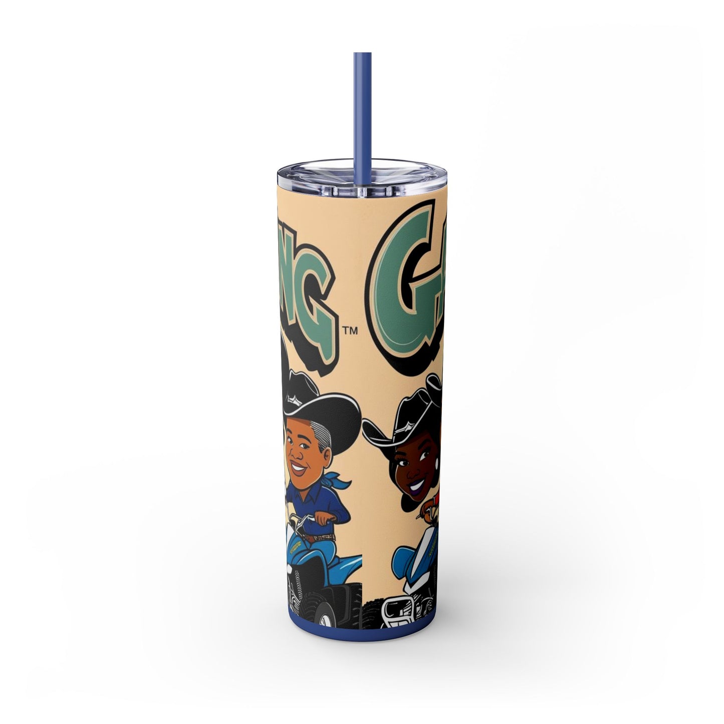 Mixed Group Skinny Tumbler with Straw - 20oz