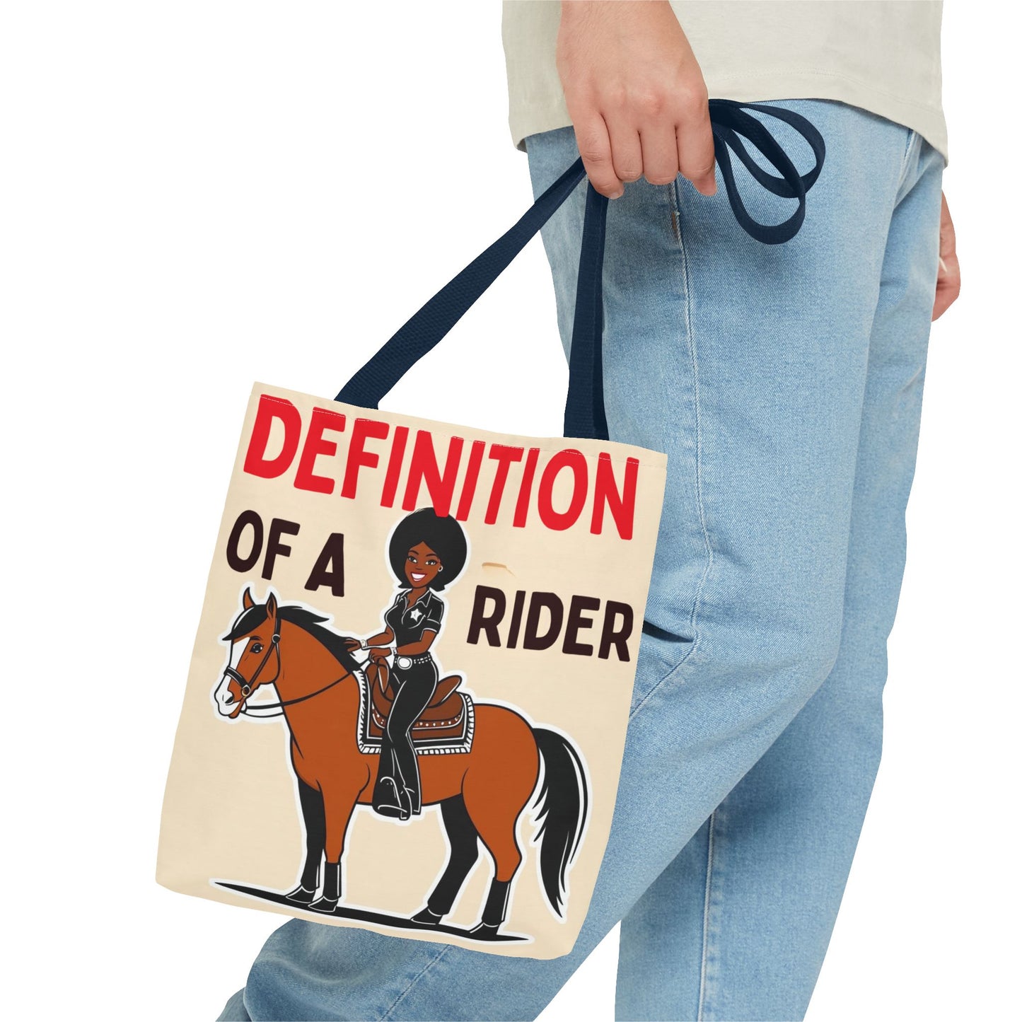 Definition of a Rider Tote Bag
