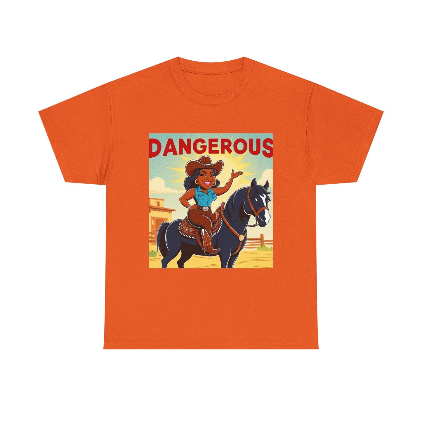 Dangerous Cowgirl Unisex Cotton Tee