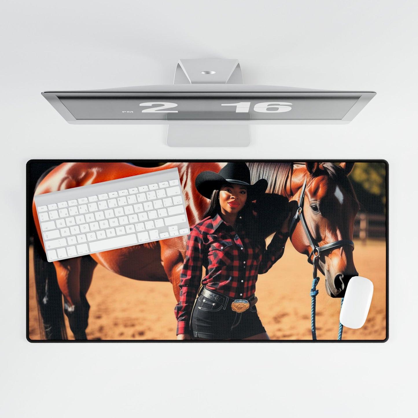 Black Beauty Desk Mat