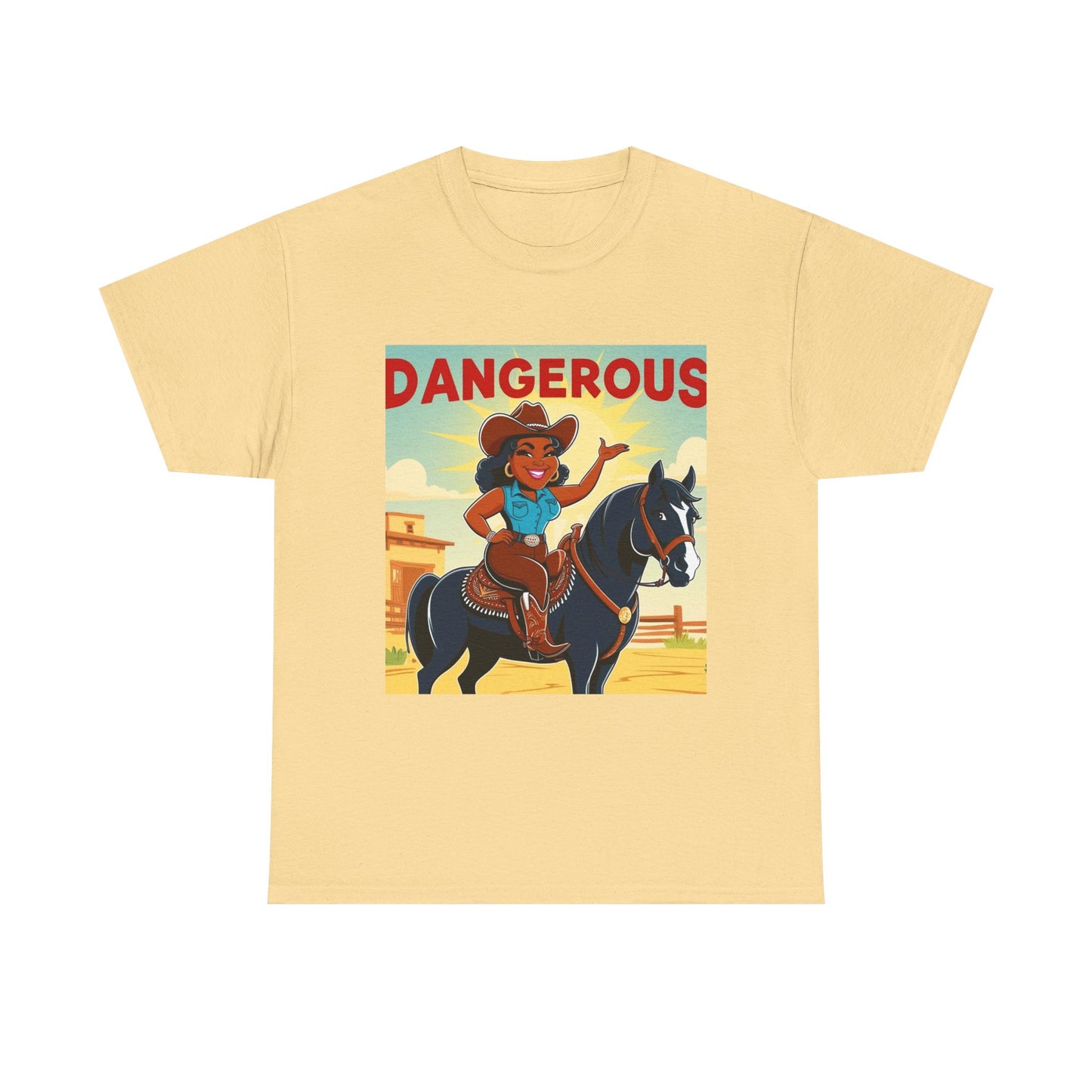 Dangerous Cowgirl Unisex Cotton Tee