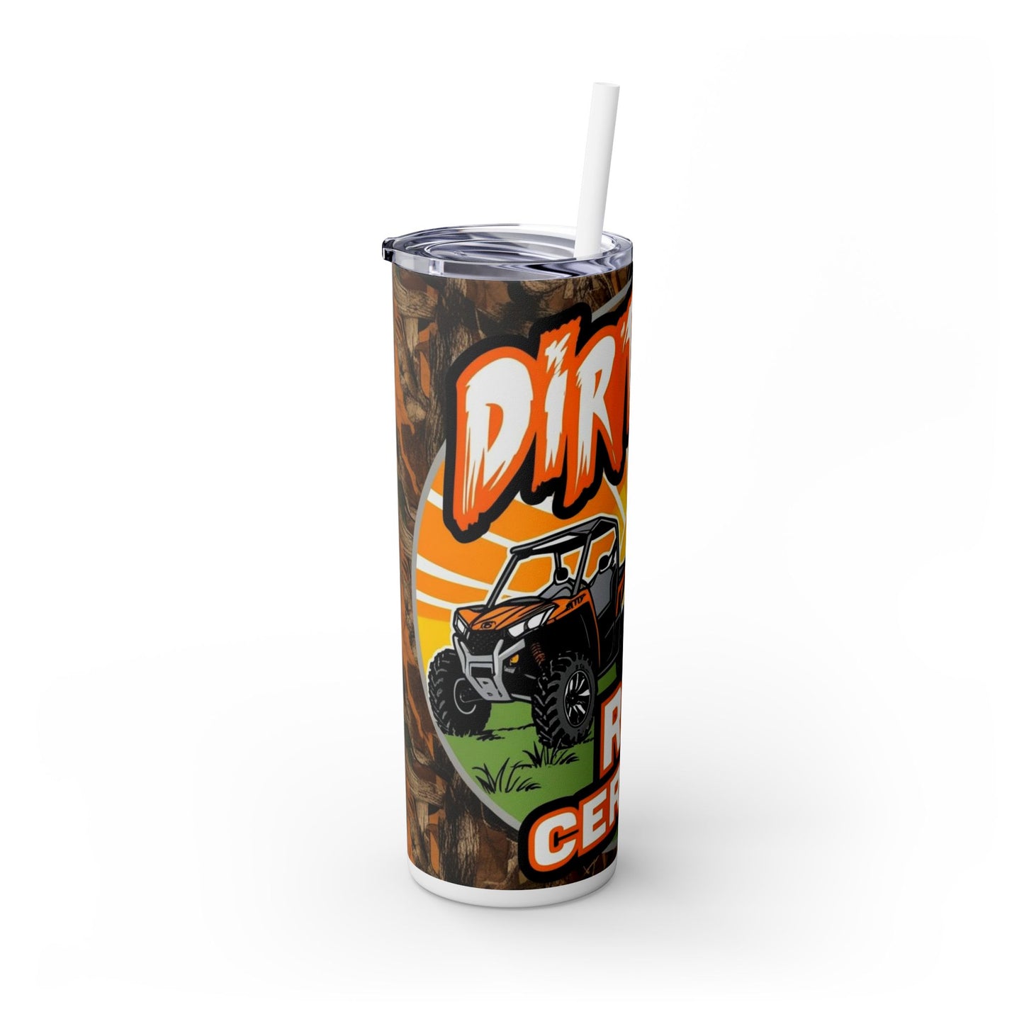 Dirt Road Certified Skinny Tumbler with Straw - 20oz