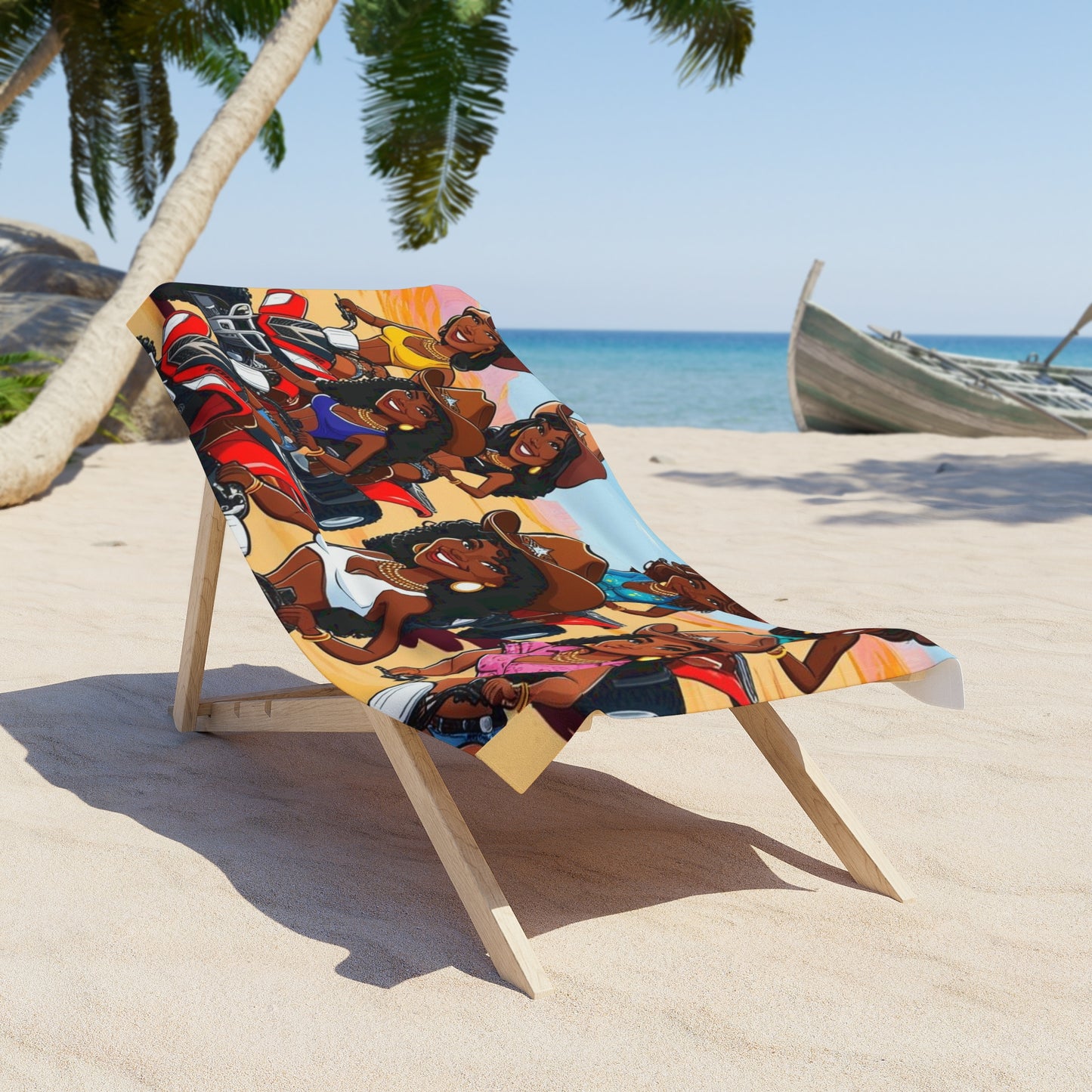 Adventurous Squad Beach Towel