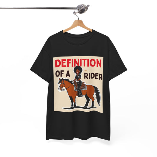 Definition of a Rider Unisex  Cotton Tee