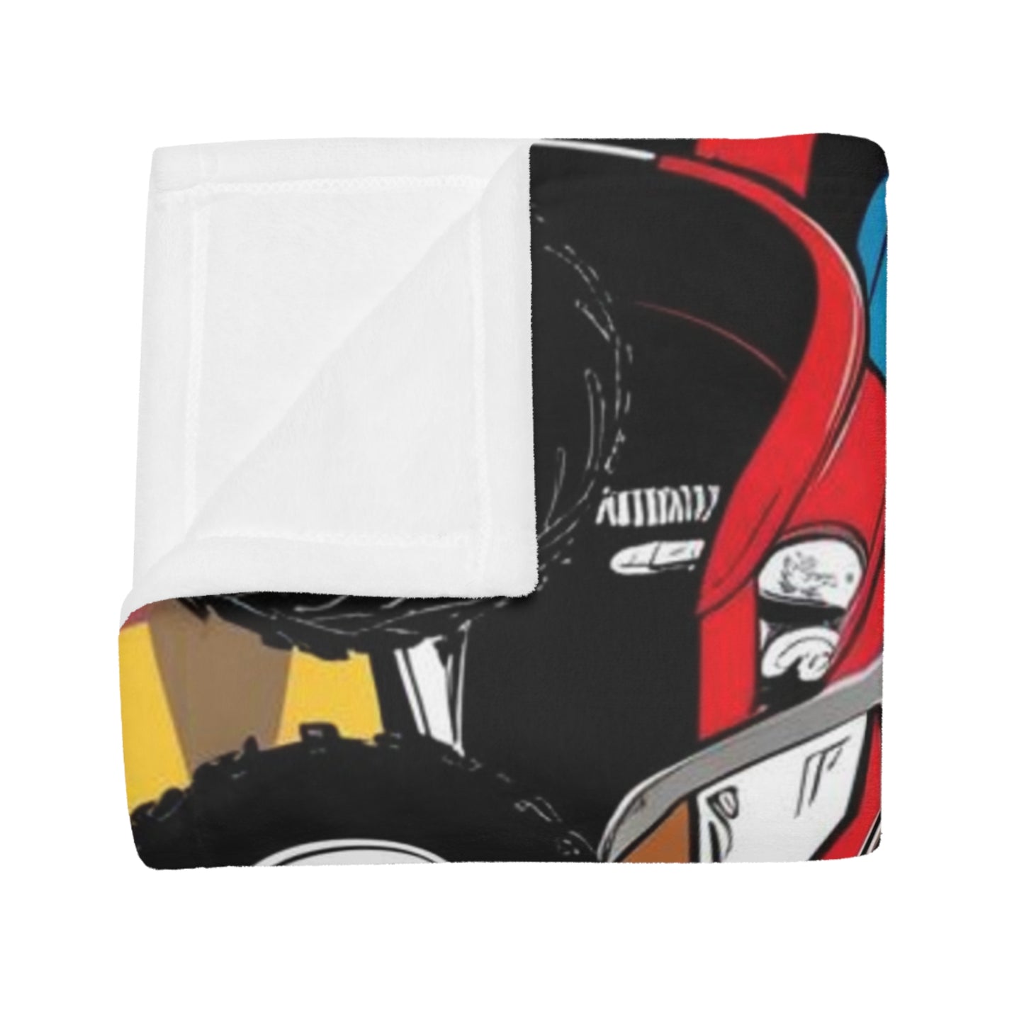 Retro Quad Gang Plush Fleece Blanket