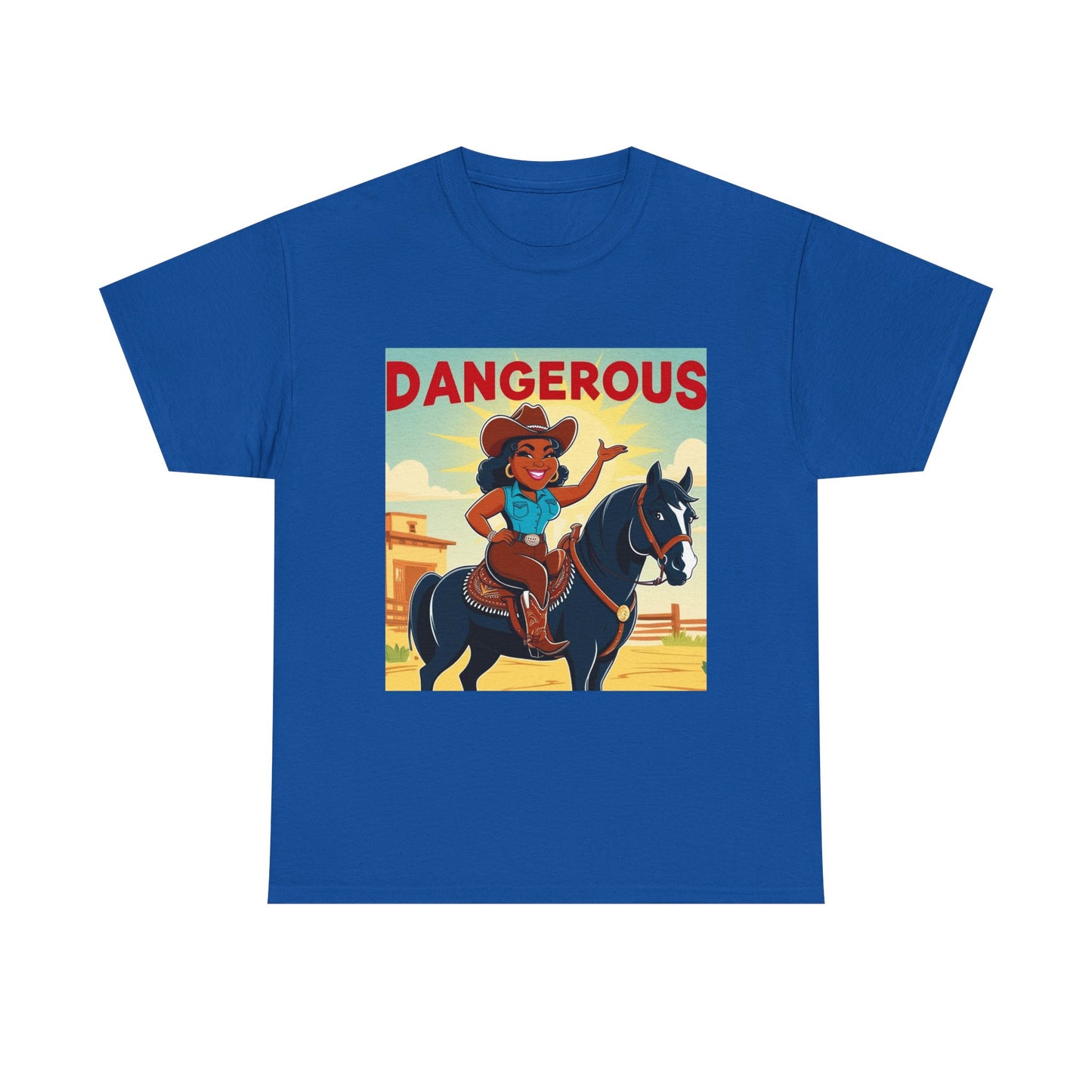Dangerous Cowgirl 2-More Colors Unisex Cotton Tee