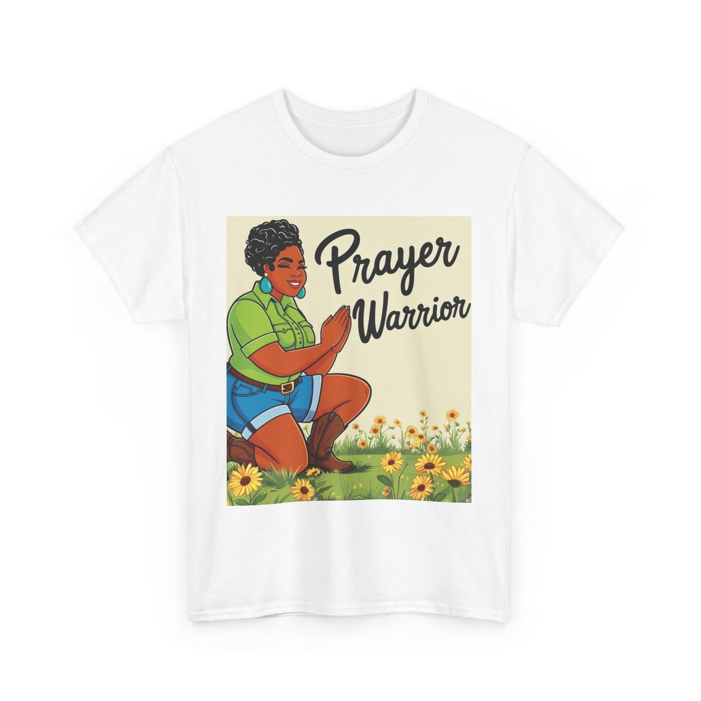 Prayer Warrior Unisex Cotton Tee