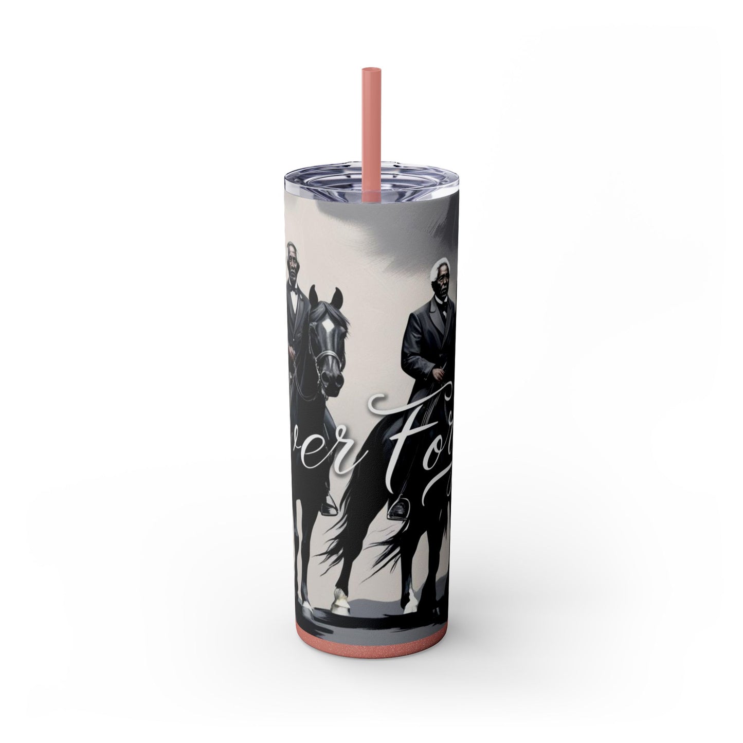 Pay Homage Skinny Tumbler with Straw, 20oz