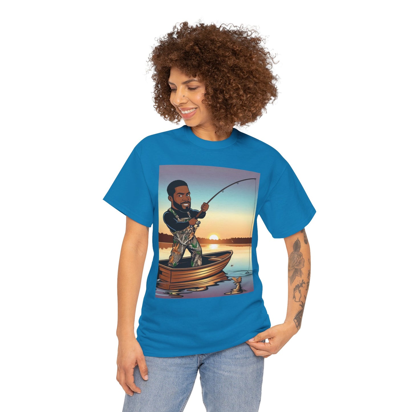 Handsome Fisherman Unisex Cotton Tee