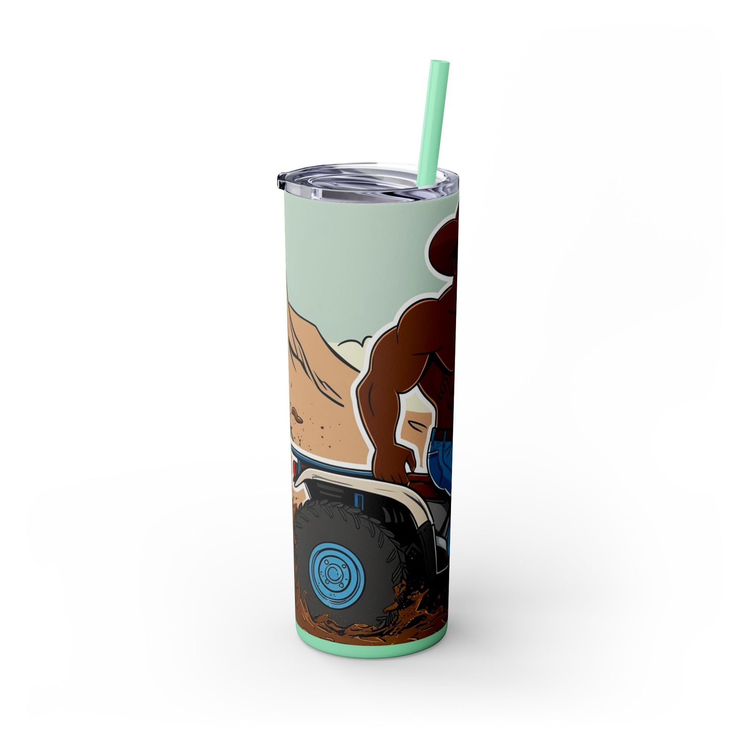 Big Cowboy Adventure Skinny Tumbler with Straw - 20oz