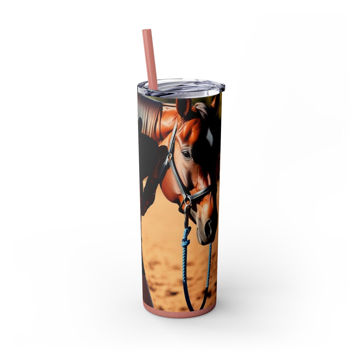 Black Beauty Tumbler with Straw - 20oz