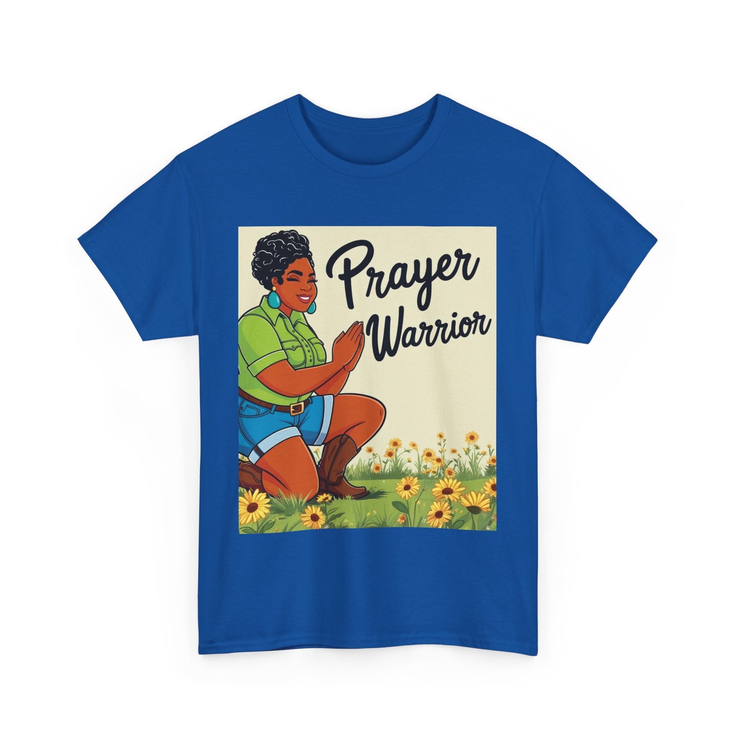 Prayer Warrior Unisex Cotton Tee
