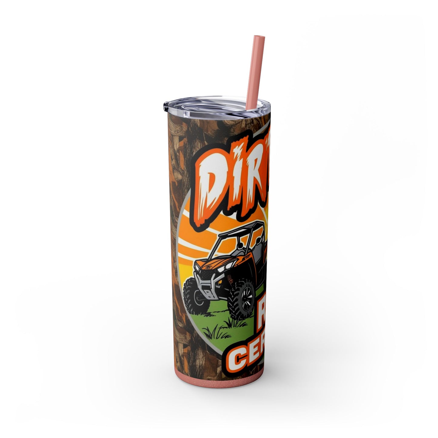 Dirt Road Certified Skinny Tumbler with Straw - 20oz