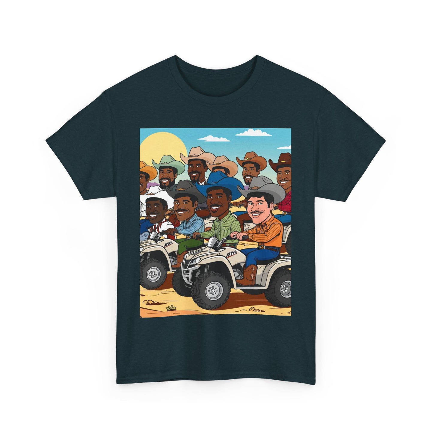 Retro Cowboy Adventure Unisex Cotton Tee