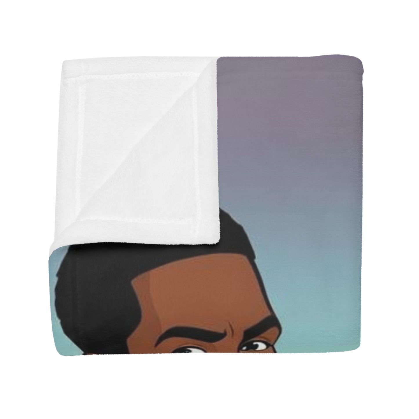 Handsome Fisherman Plush Fleece Blanket