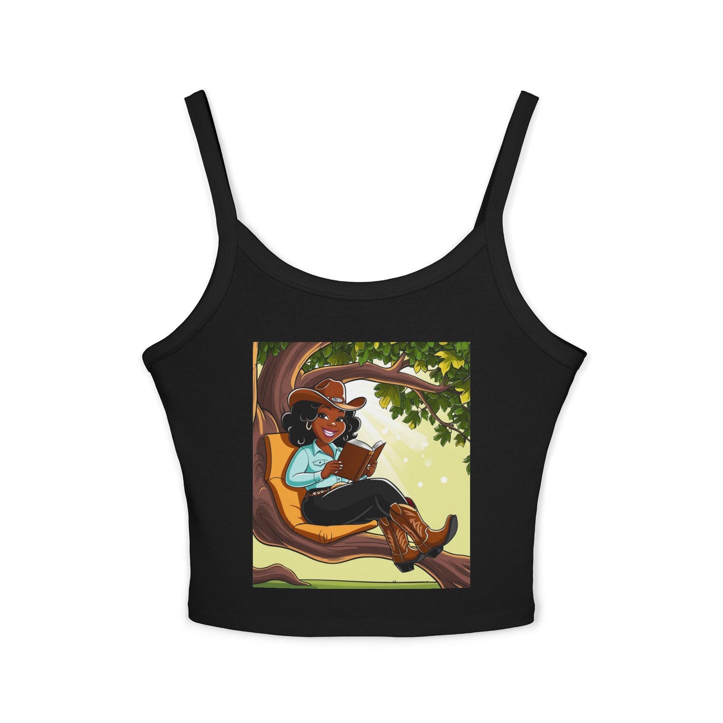 Country Nerdin' Spaghetti Strap Tank Top