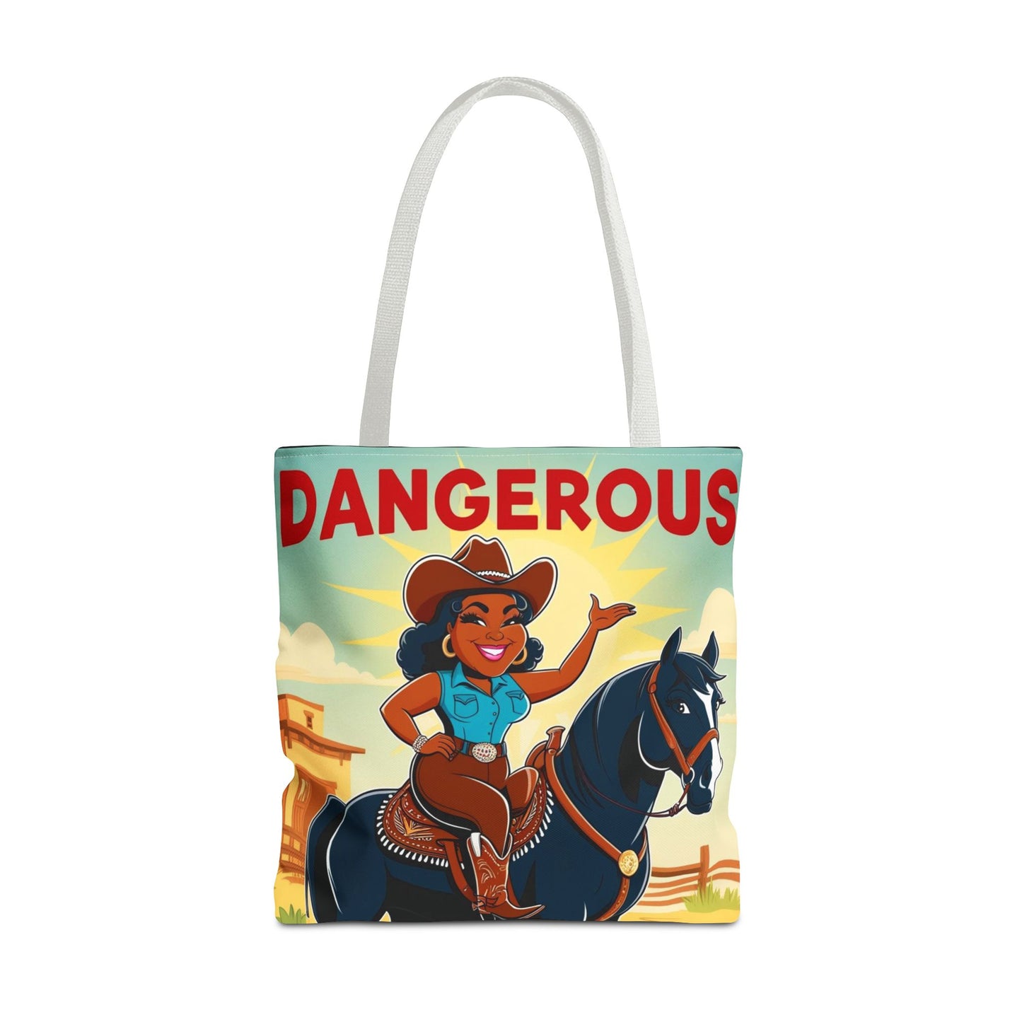 Dangerous Cowgirl Tote Bag