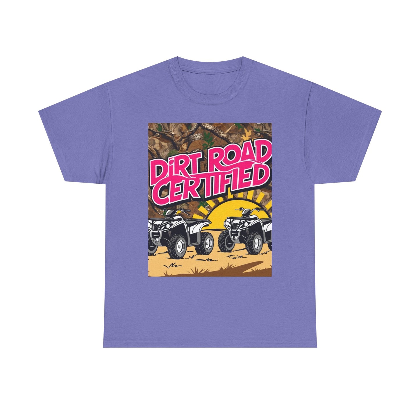 Dirt Road Certified Pink 2-More Colors Unisex Cotton Tee