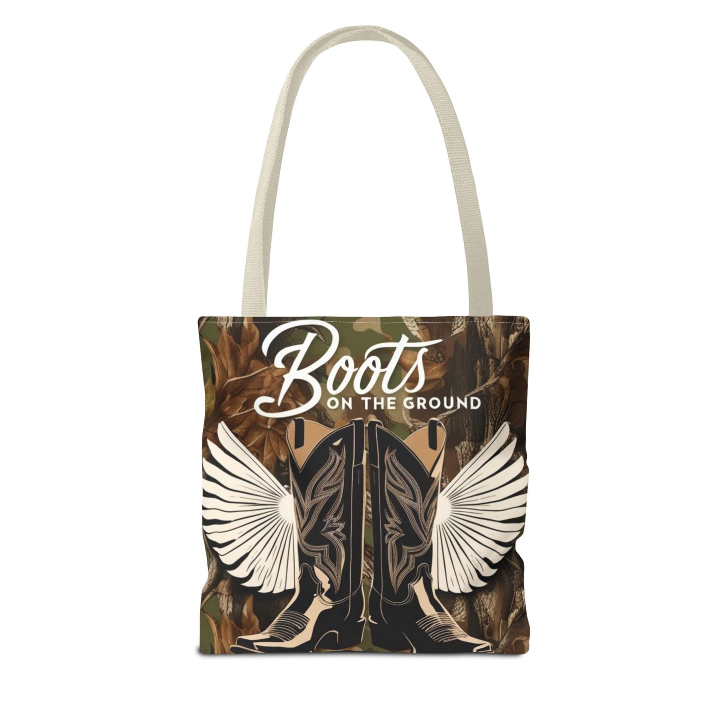 Boots On The Ground Tote Bag