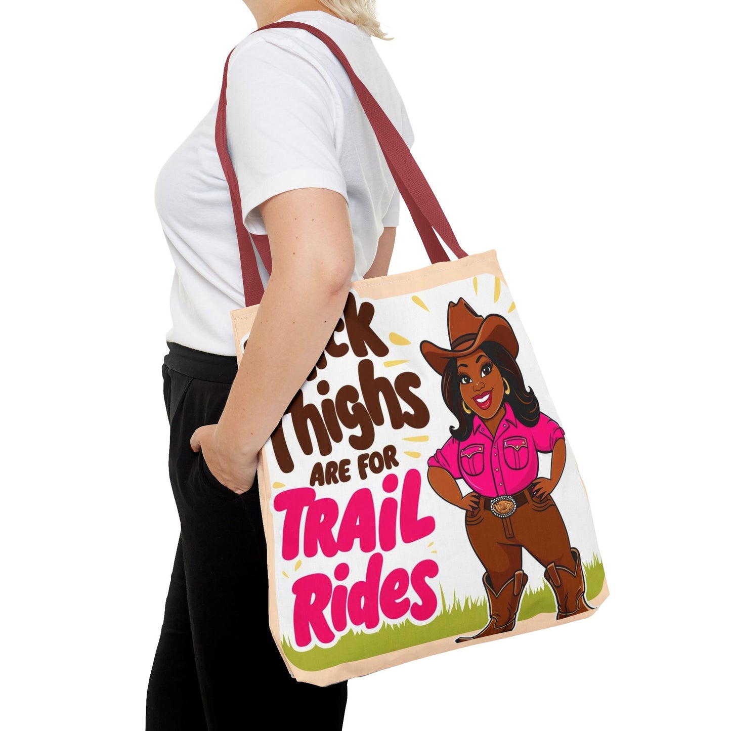 Bright Thick Thighs Tote Bag