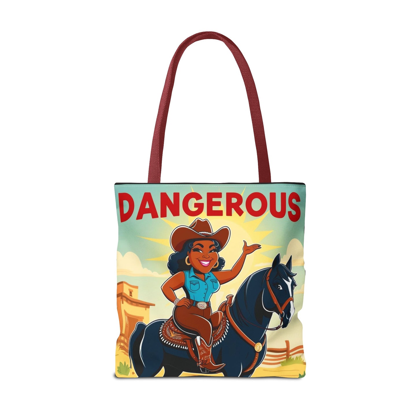 Dangerous Cowgirl Tote Bag