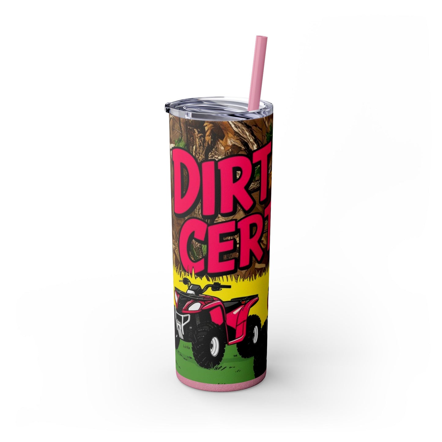 Dirt Road Certified Skinny Tumbler with Straw, 20oz