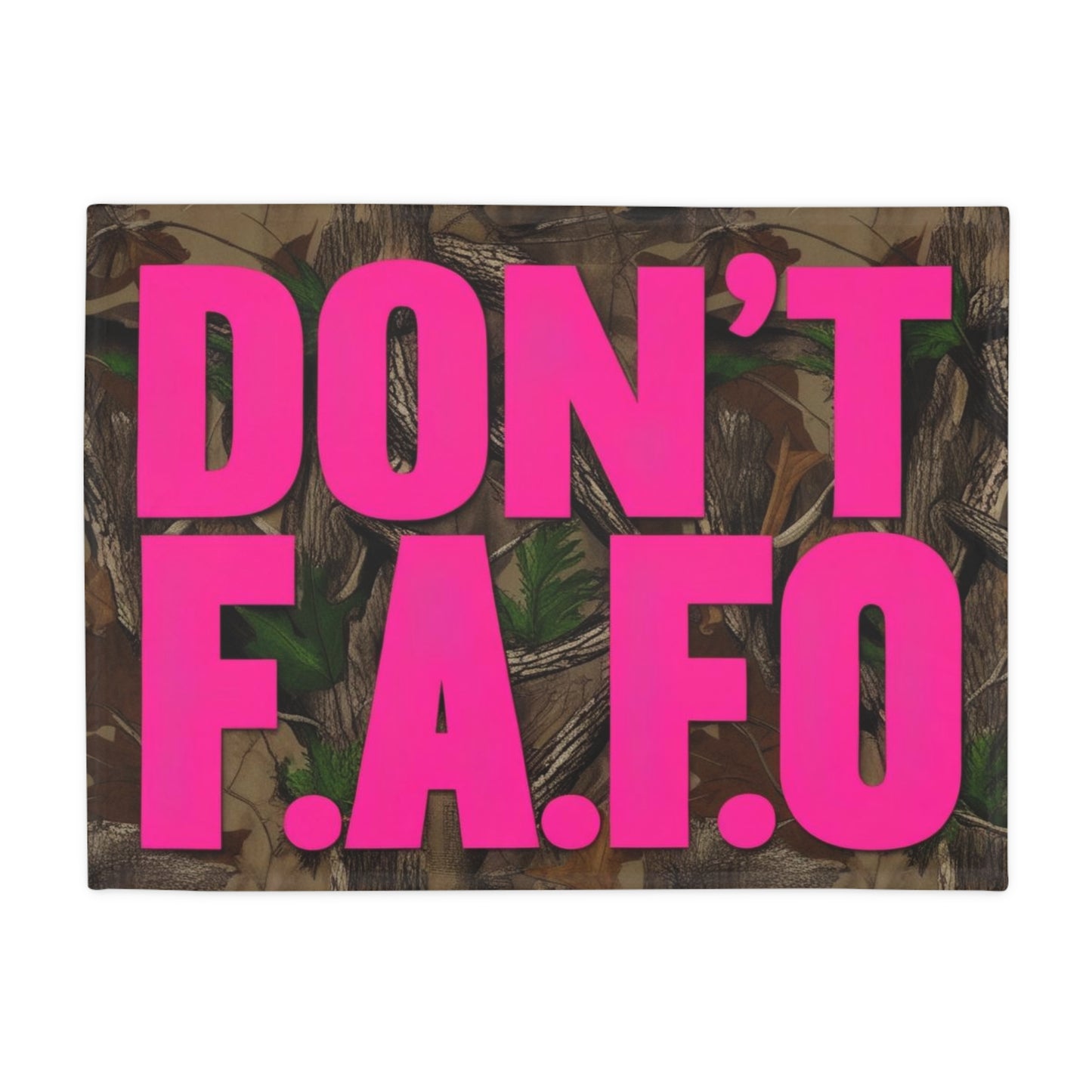 Don't F.A.F.O. Plush Fleece Blanket