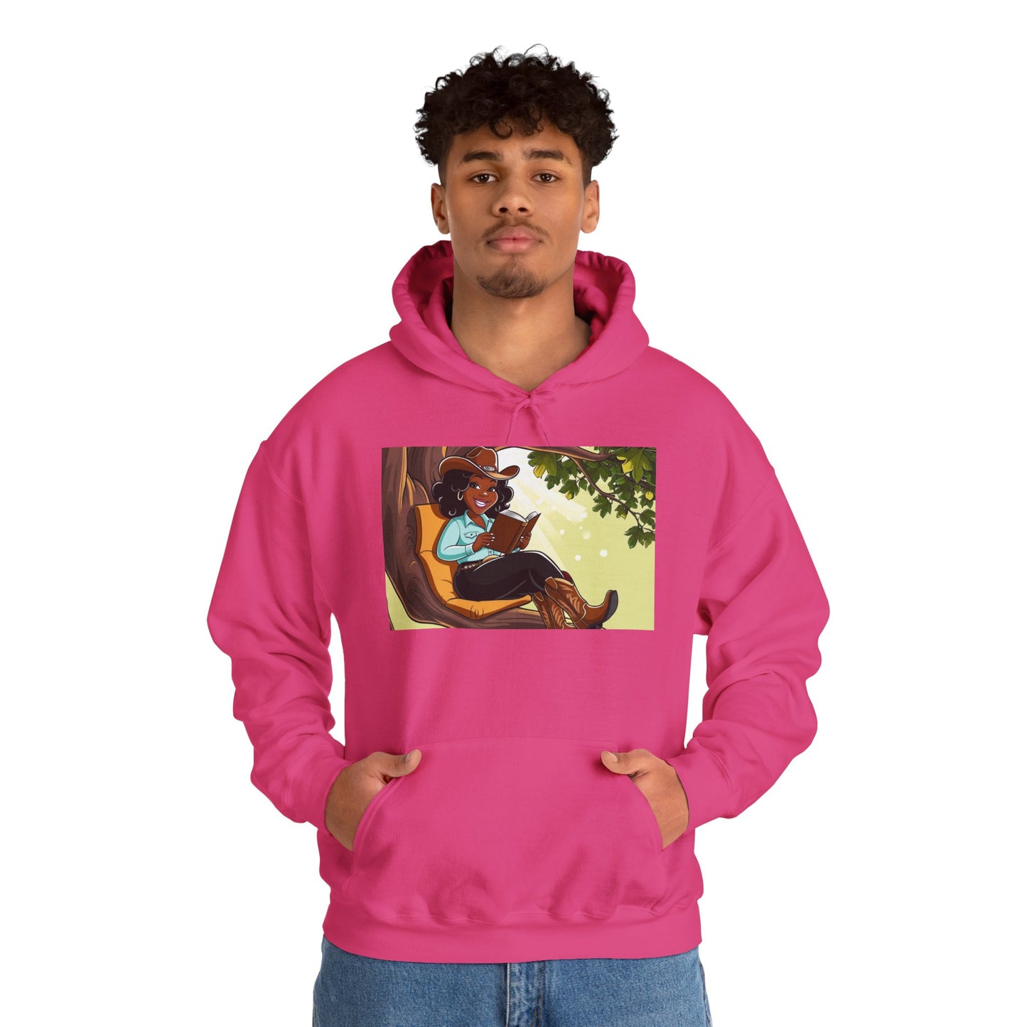Country Nerdin' Hoodie- Pinks