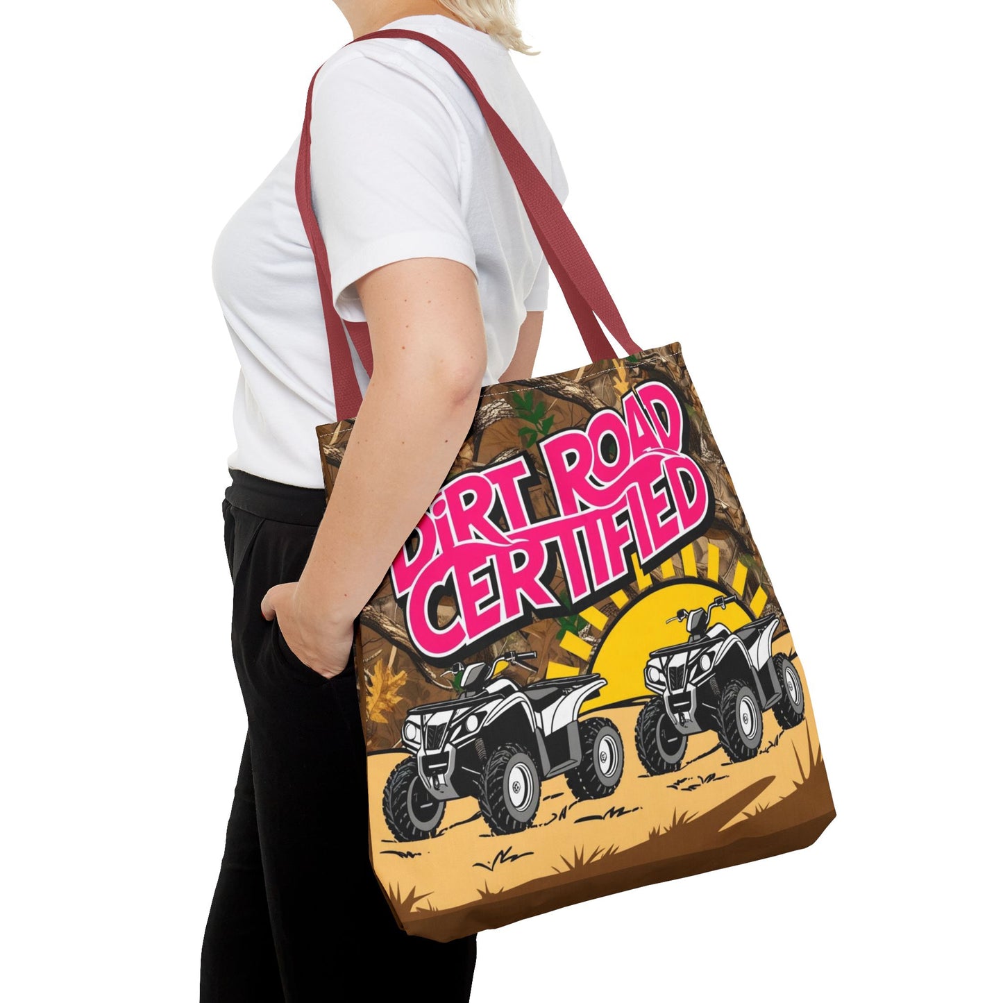 Dirt Road Certified Pink Tote Bag